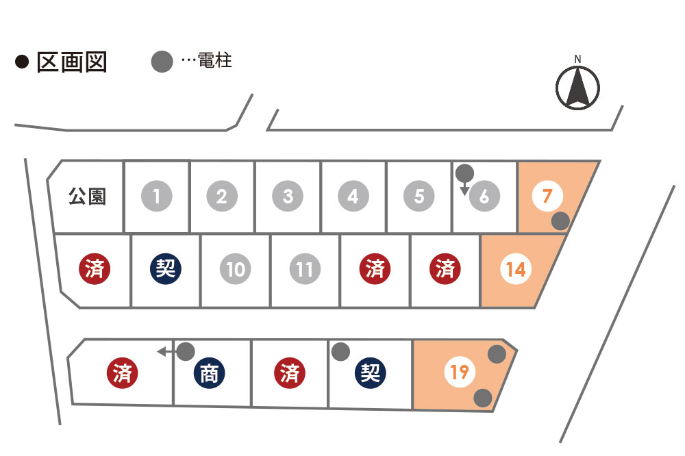 アークエスト芸濃町区画図