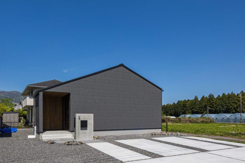 三重県いなべ市大安町の平屋分譲住宅の外観